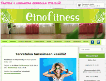 Tablet Screenshot of etnofitness.com